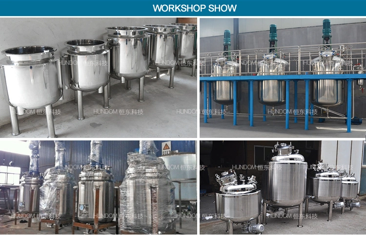 Stainless Steel Mixing Vessel for Injection Liquid Bottom Tank