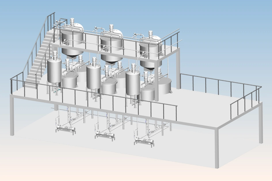 Mixing Vessel for Alcohol Disinfectant