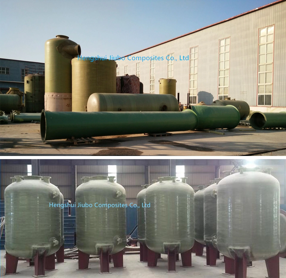 FRP GRP Fiberglass Alkali Liquid Storage Tank Vessel
