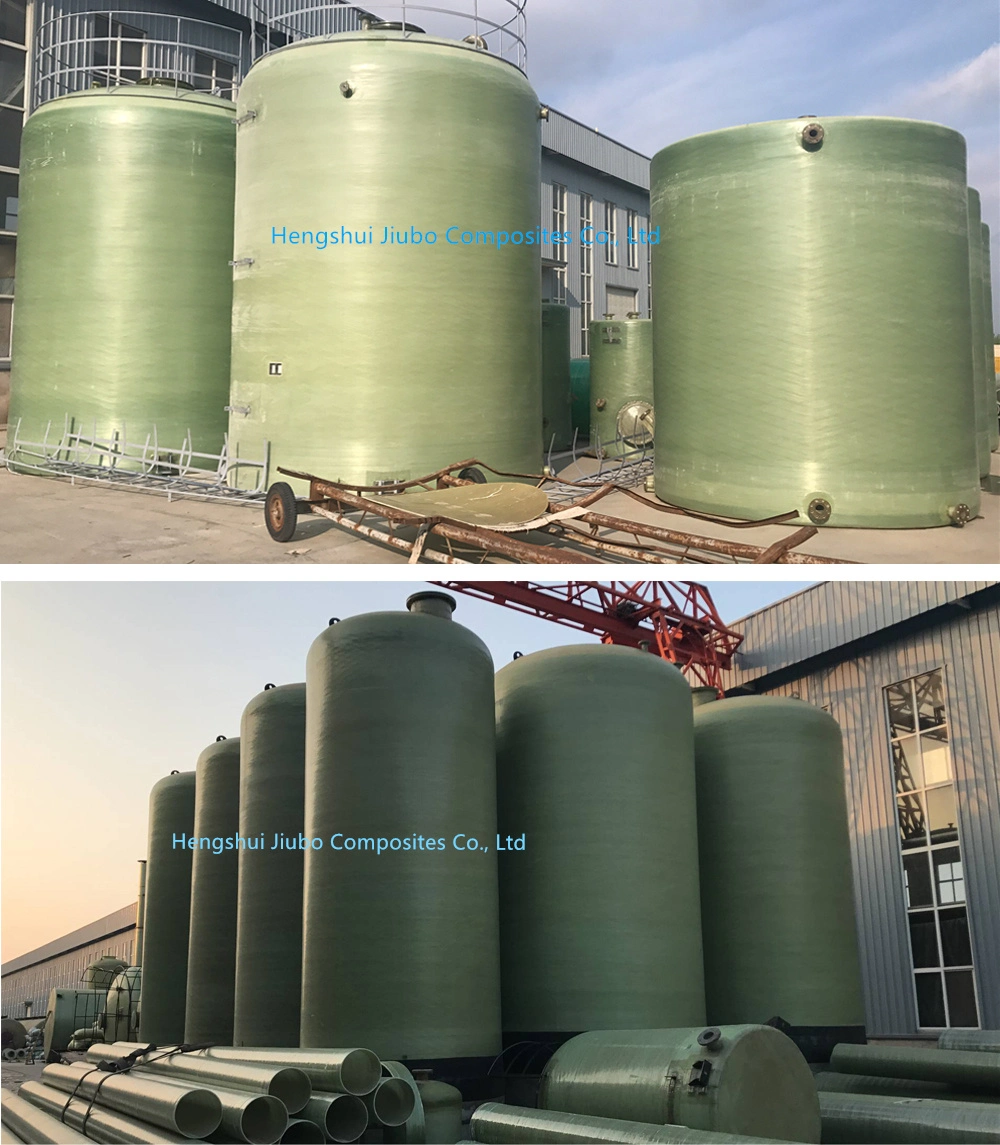 FRP GRP Fiberglass Alkali Liquid Storage Tank Vessel