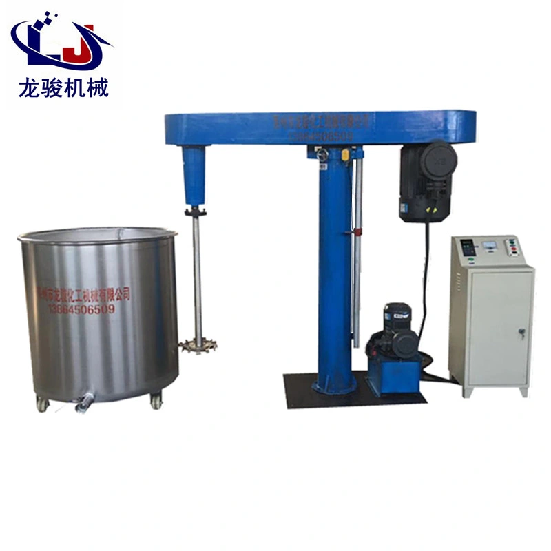 45kw Hydraulic Lift Latex Paint High Speed Disperser for Paint, Ink, Pigment