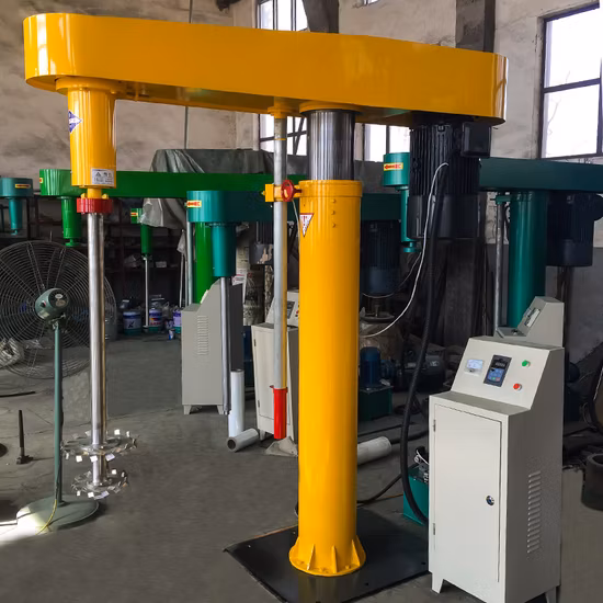 도매 가격 22kw 고속 트윈 샤프트 교반 분산, 고점도 믹서, 요변성 재료 용해기