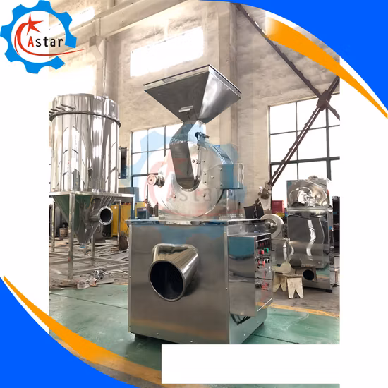 화학 식품 분말용 100-600kg/h 디스크 분쇄기