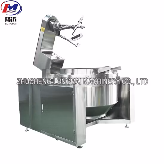 수평 산업용 식품 믹서, 고점도 된장 용 스테인레스 스틸 진공 조리 냄비